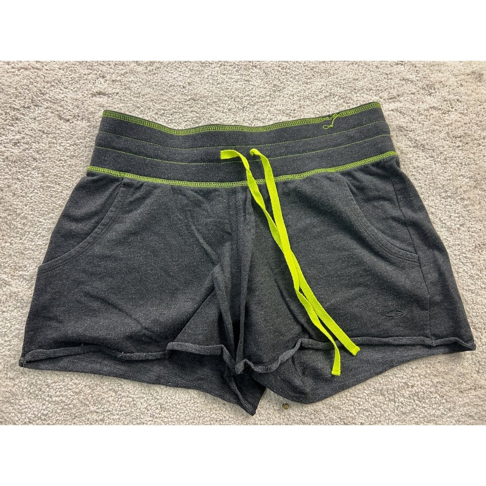 Champion Women's Shorts Gray Small Stretch Drawstring Casual